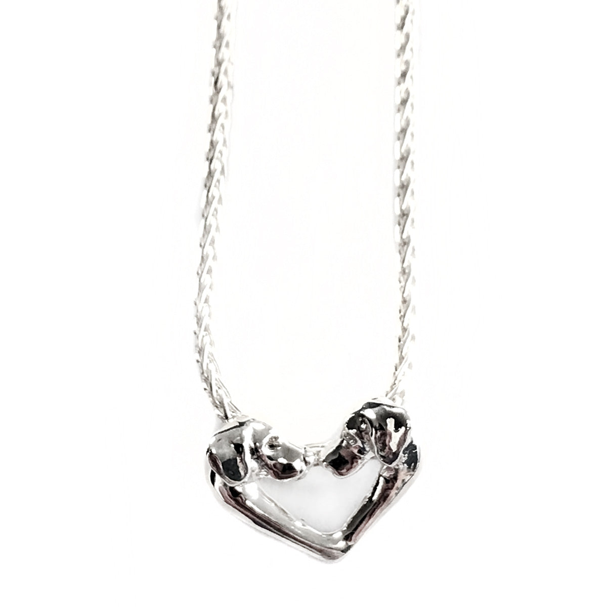 Silver Dog Necklace