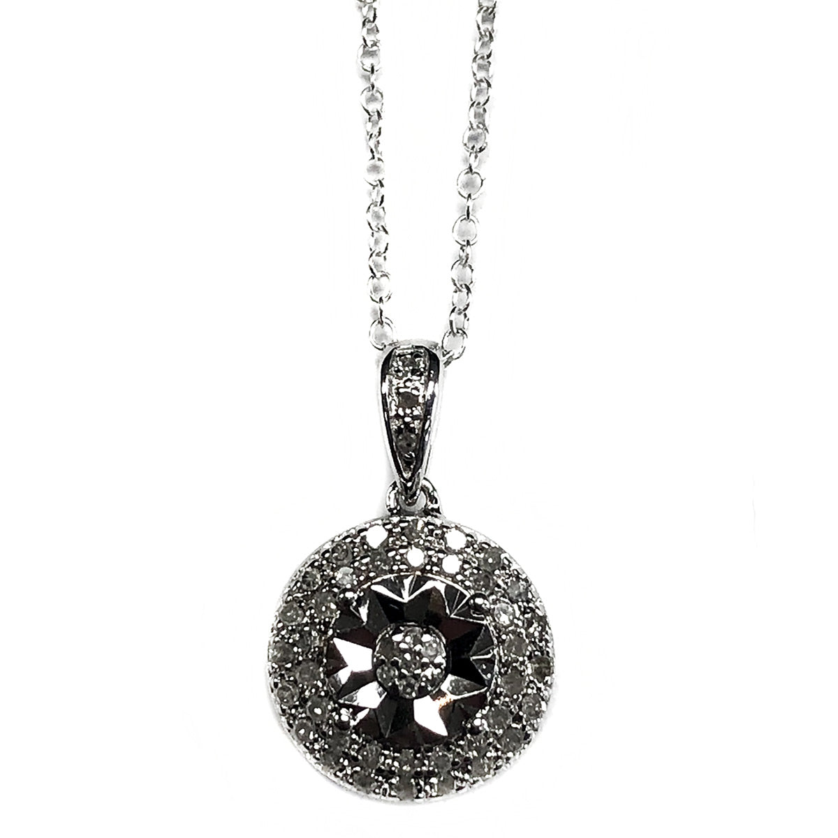 Silver & Diamond Necklace