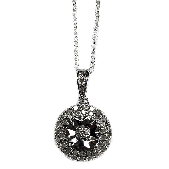 Silver & Diamond Necklace