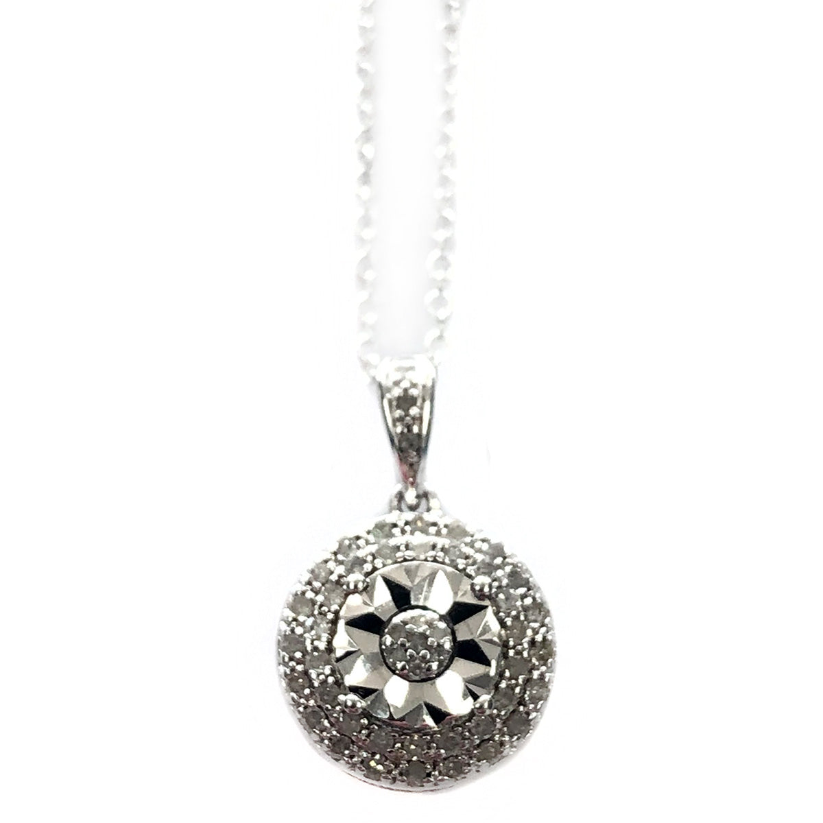 Silver & Diamond Necklace