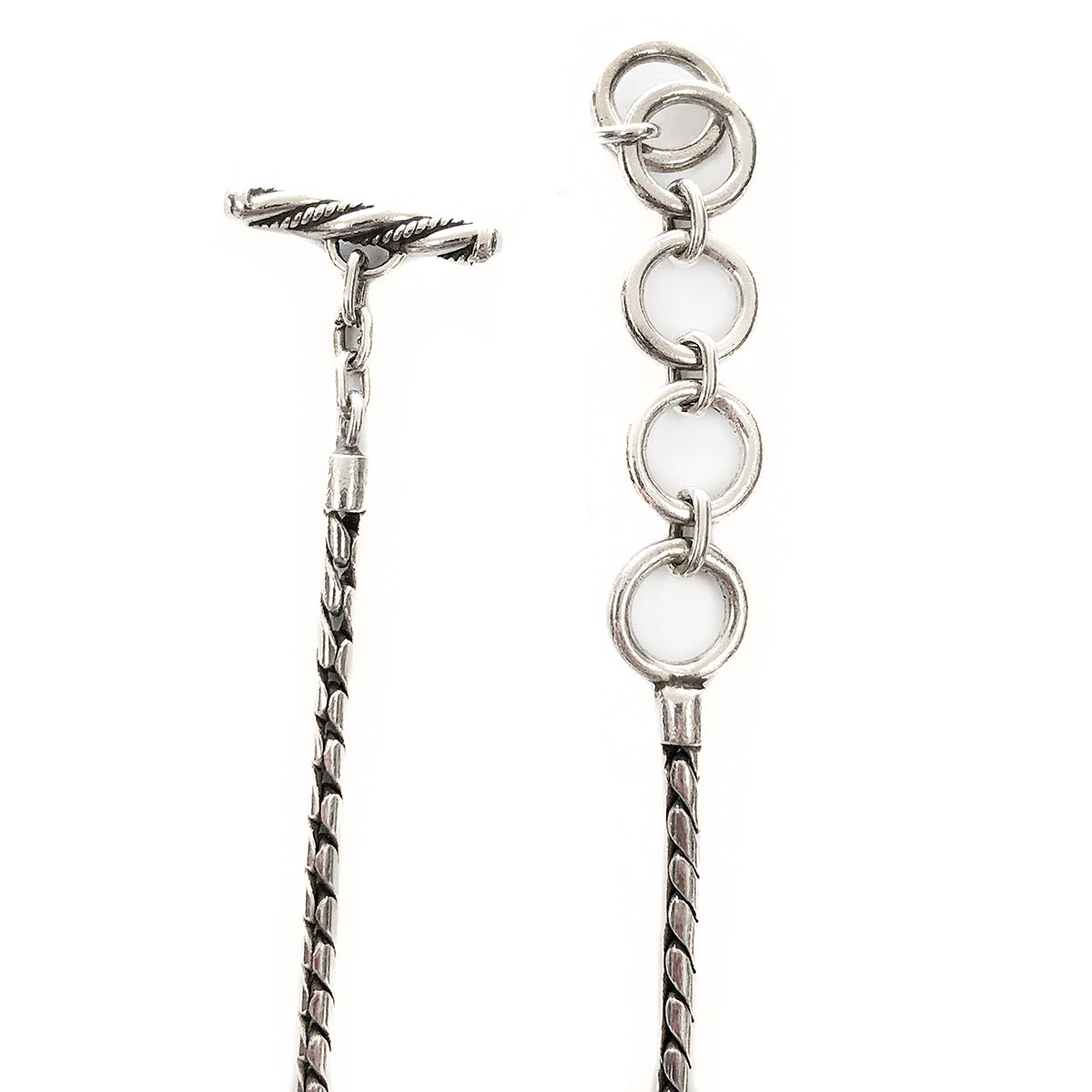 Lois Hill Silver Oval Necklace