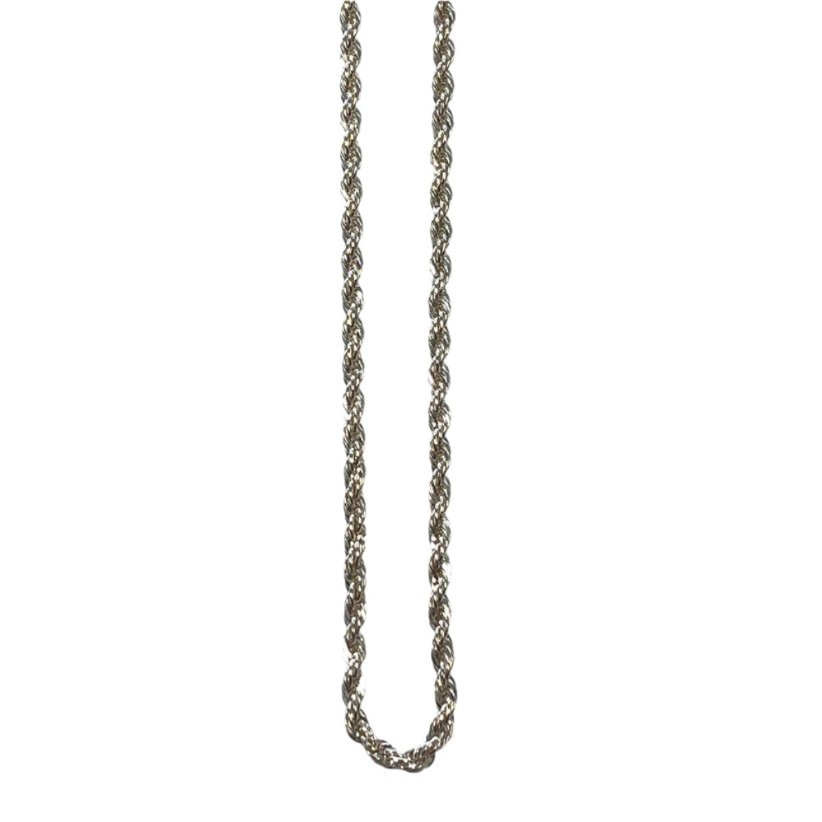 Silver Rope Necklace