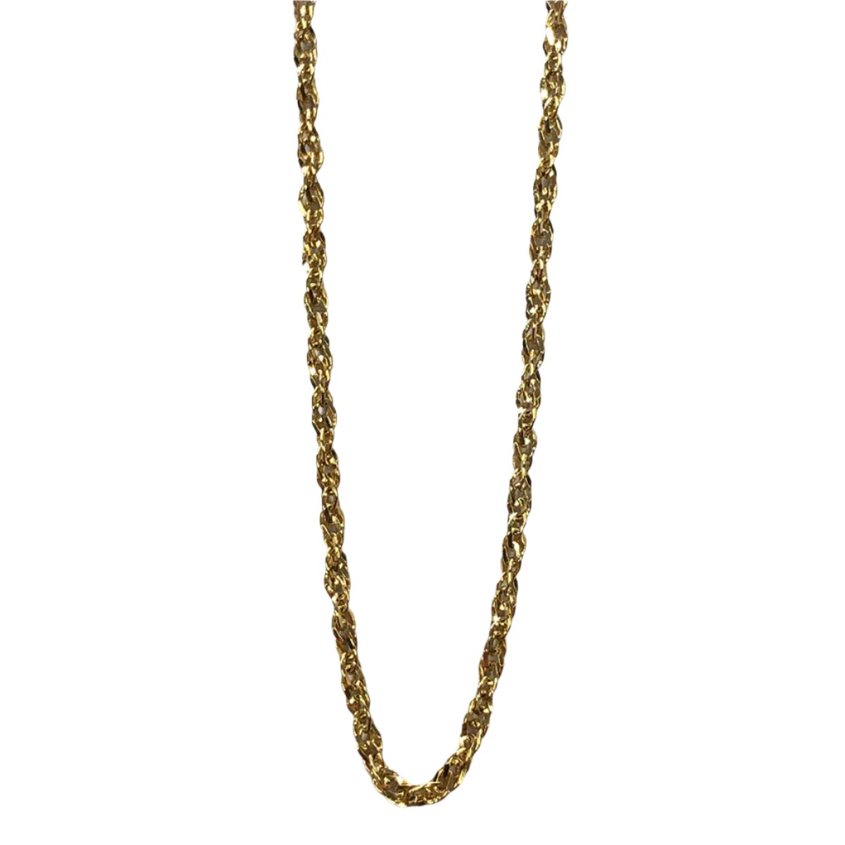 Gold Plated Rope Necklace