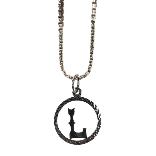 Silver Initial Necklace