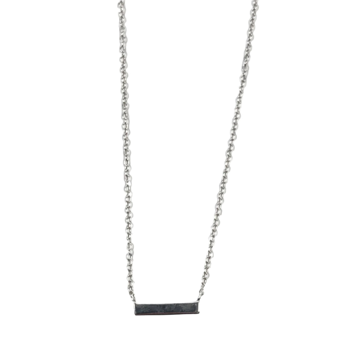 Silver Bar Necklace