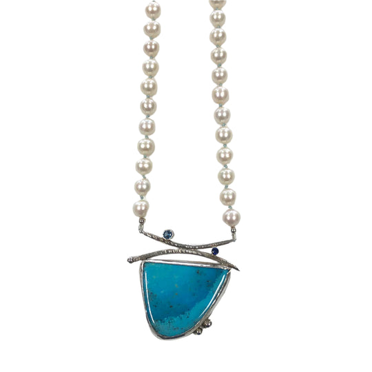 Turquoise & Pearl Necklace