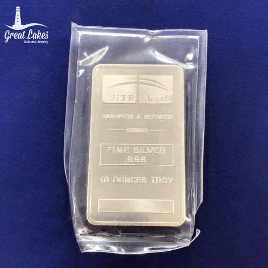 NTR 10 oz Silver Bar (Secondary Market)