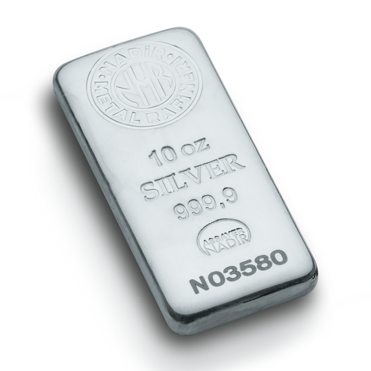 Nadir 10 oz Silver Bars