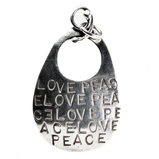 Silver Peace & Love Pendant