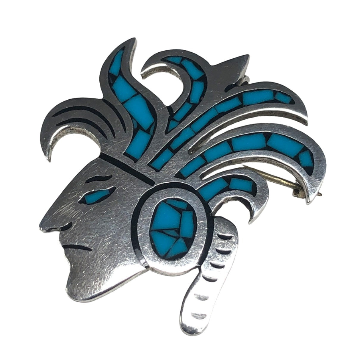 Inca Silver Pin / Pendant