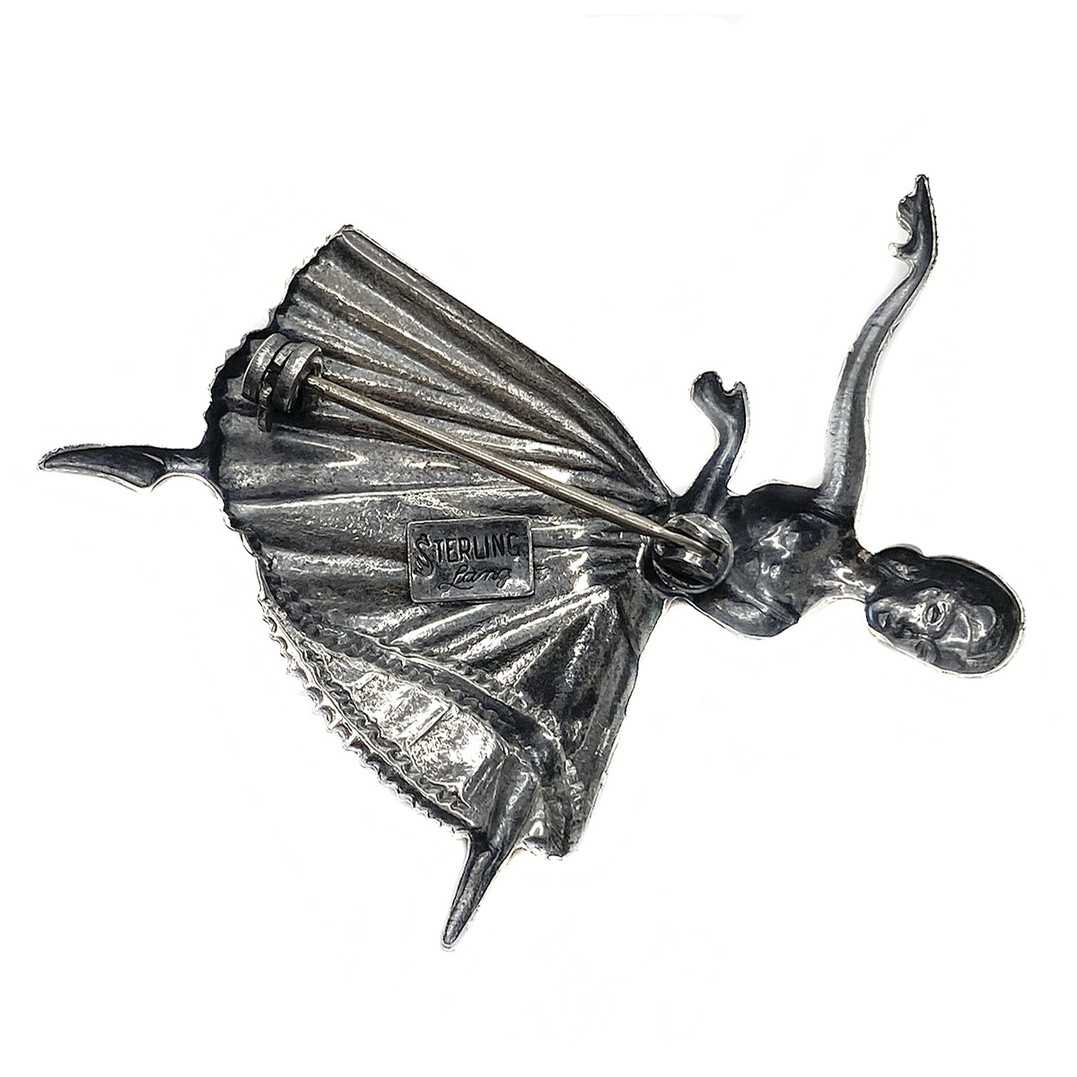 Silver Ballerina Brooch Great Lakes Coin - Main Image