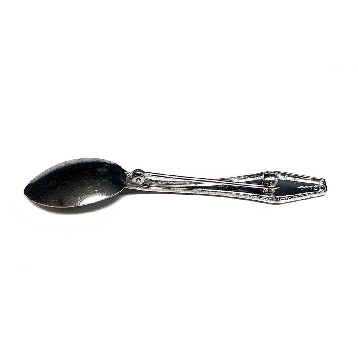 Vintage Silver Spoon Pin
