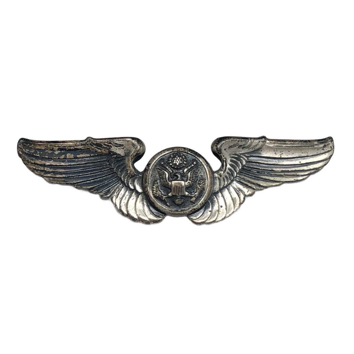 Vintage Silver Wings Pin (No Back)