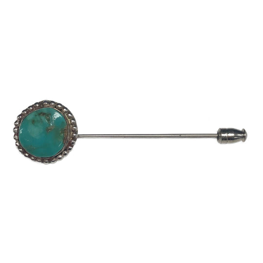 Native American Silver & Turquoise Pin