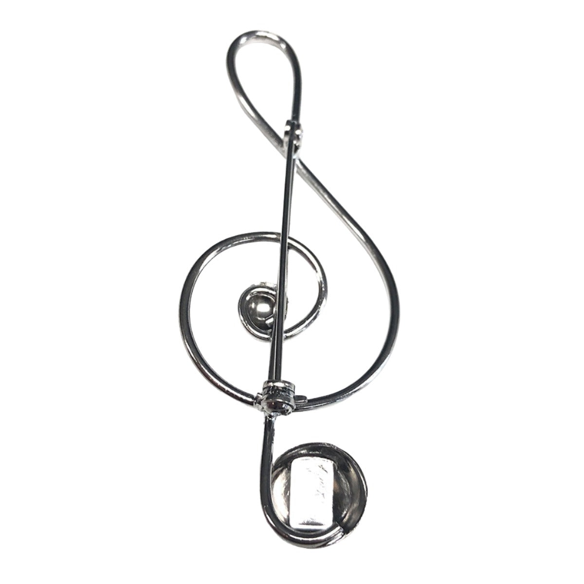 Silver Treble Clef Pin