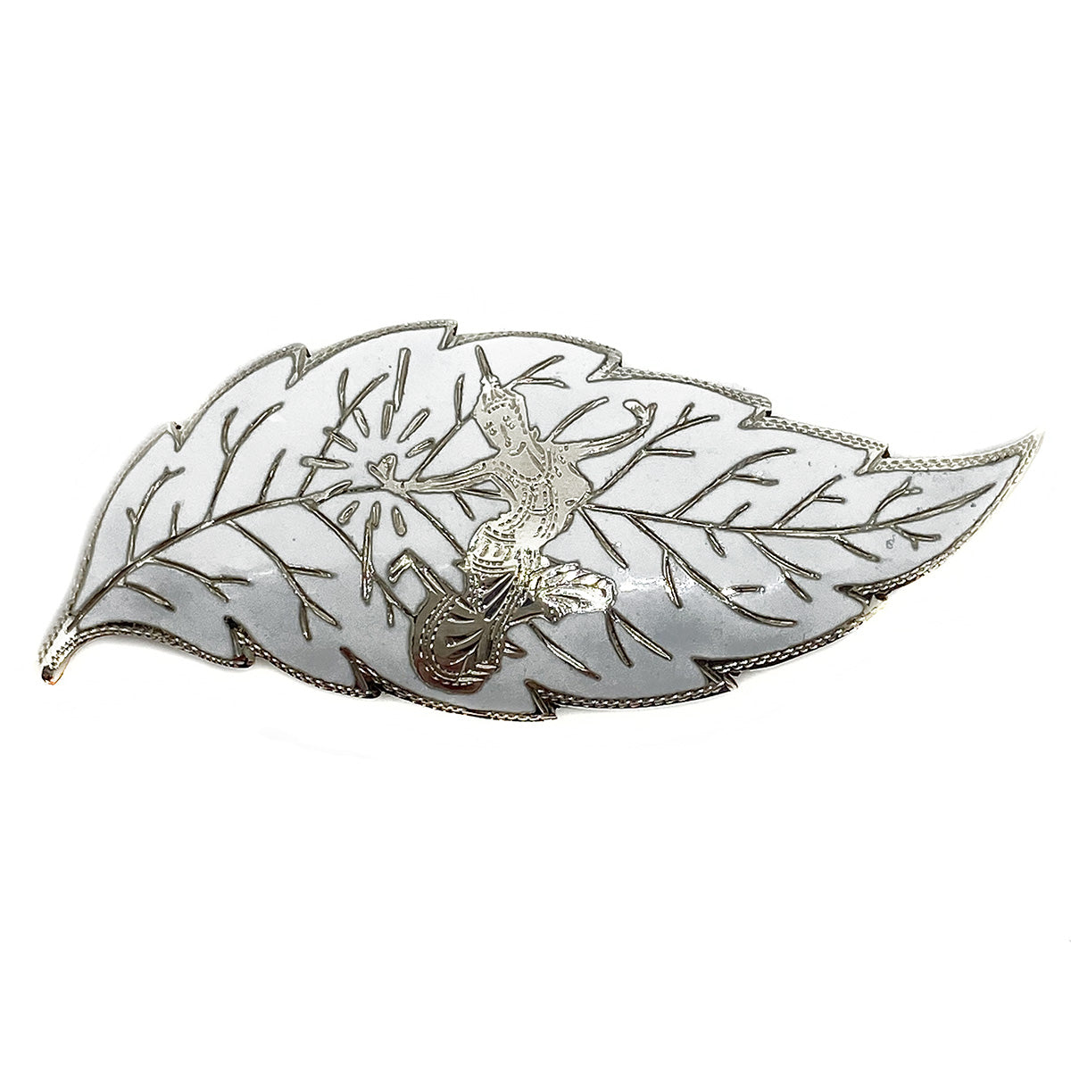 Siam Vintage Silver & Enamel Pin