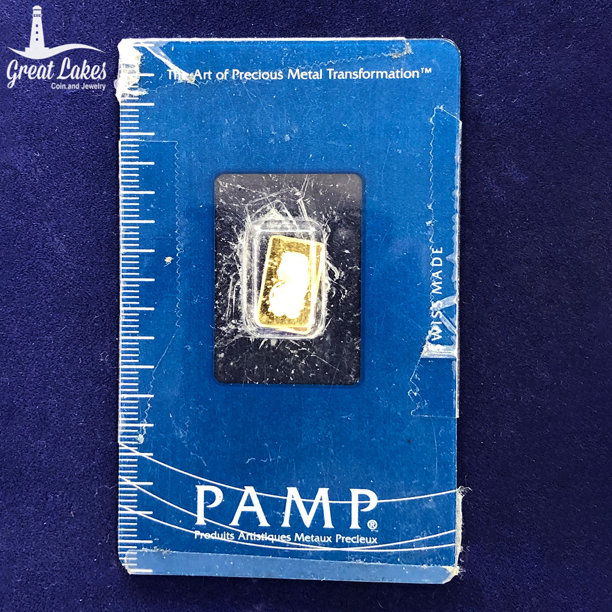 Pamp Suisse 1 g Gold Bar (Low Premium)