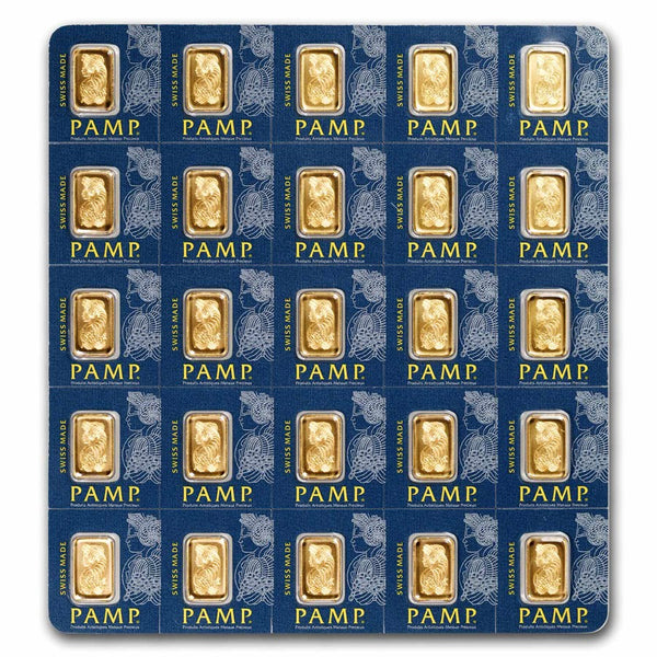 Multigram Pamp Suisse 25 g Gold MultiGram - Great Lakes Coin