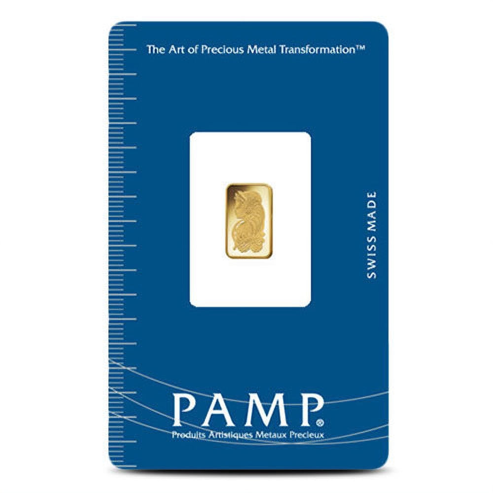 Pamp Suisse Lady Fortuna 1 g Gold Bar (In Assay)