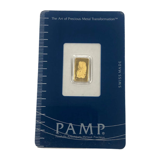 Pamp 1 g Gold Bar (Secondary Market)