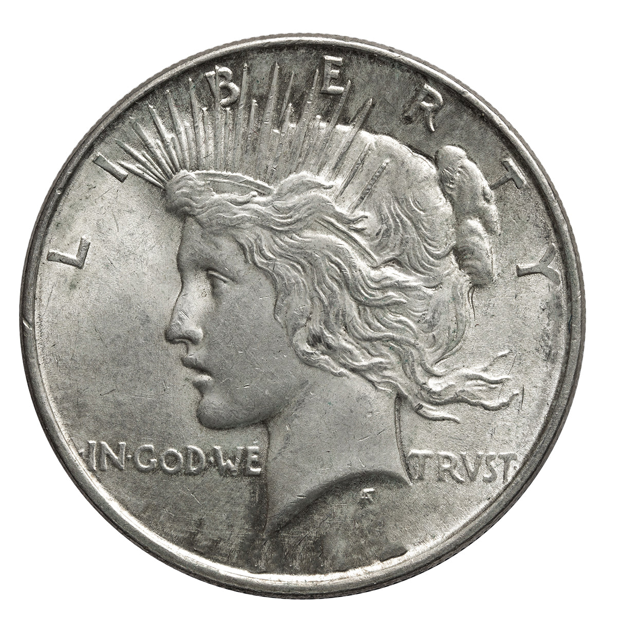 Pre 1935 Peace Silver Dollar (AU) (Random Year)