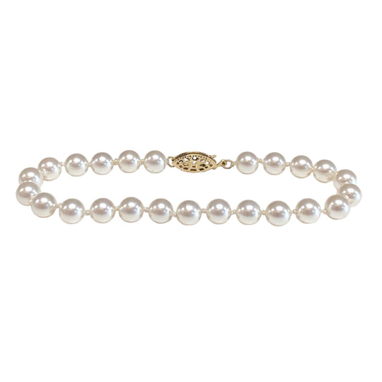 14k Gold Filled & Pearl Bracelet