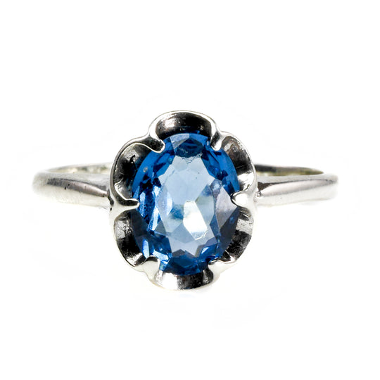 Silver & Blue Topaz Ring