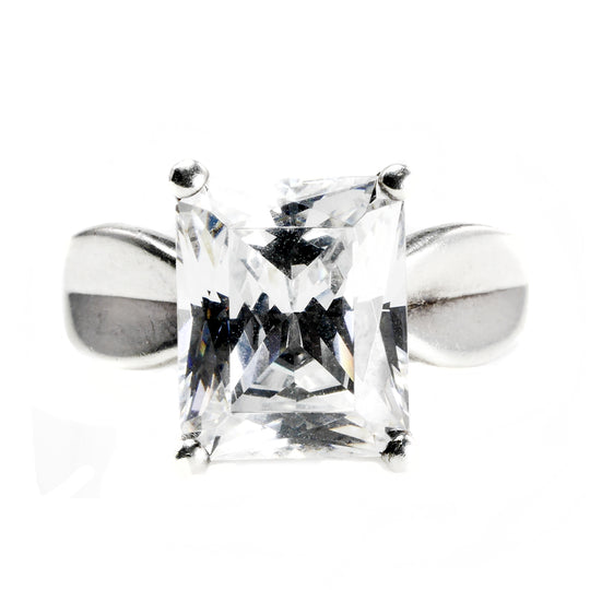 Silver & Cubic Zirconia Ring