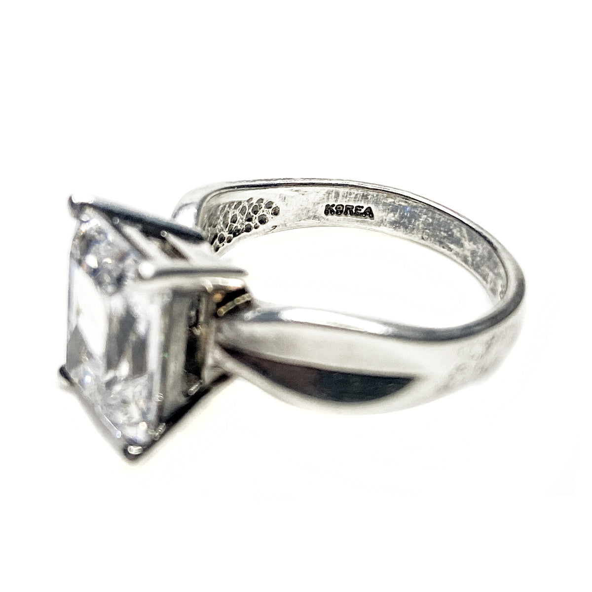 Silver &amp; Cubic Zirconia Ring