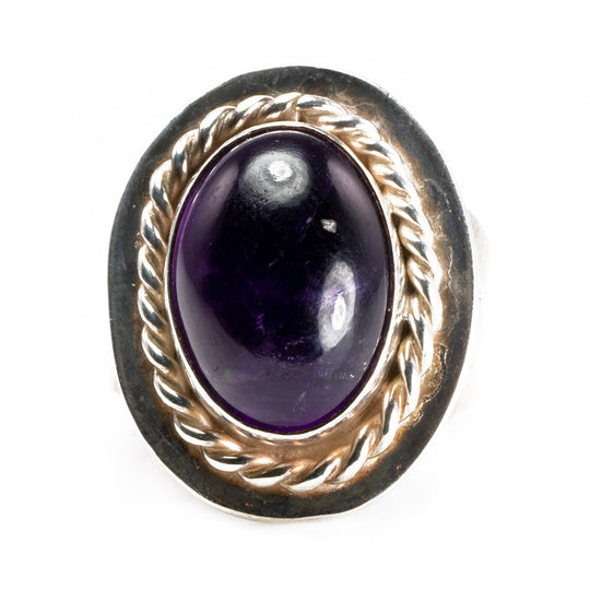 Silver Amethyst Ring