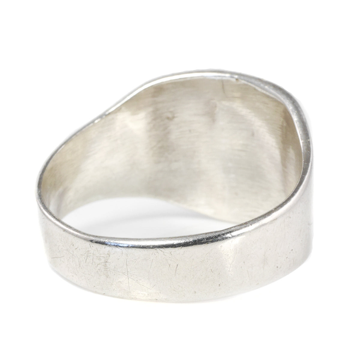Silver Tau Cross Ring