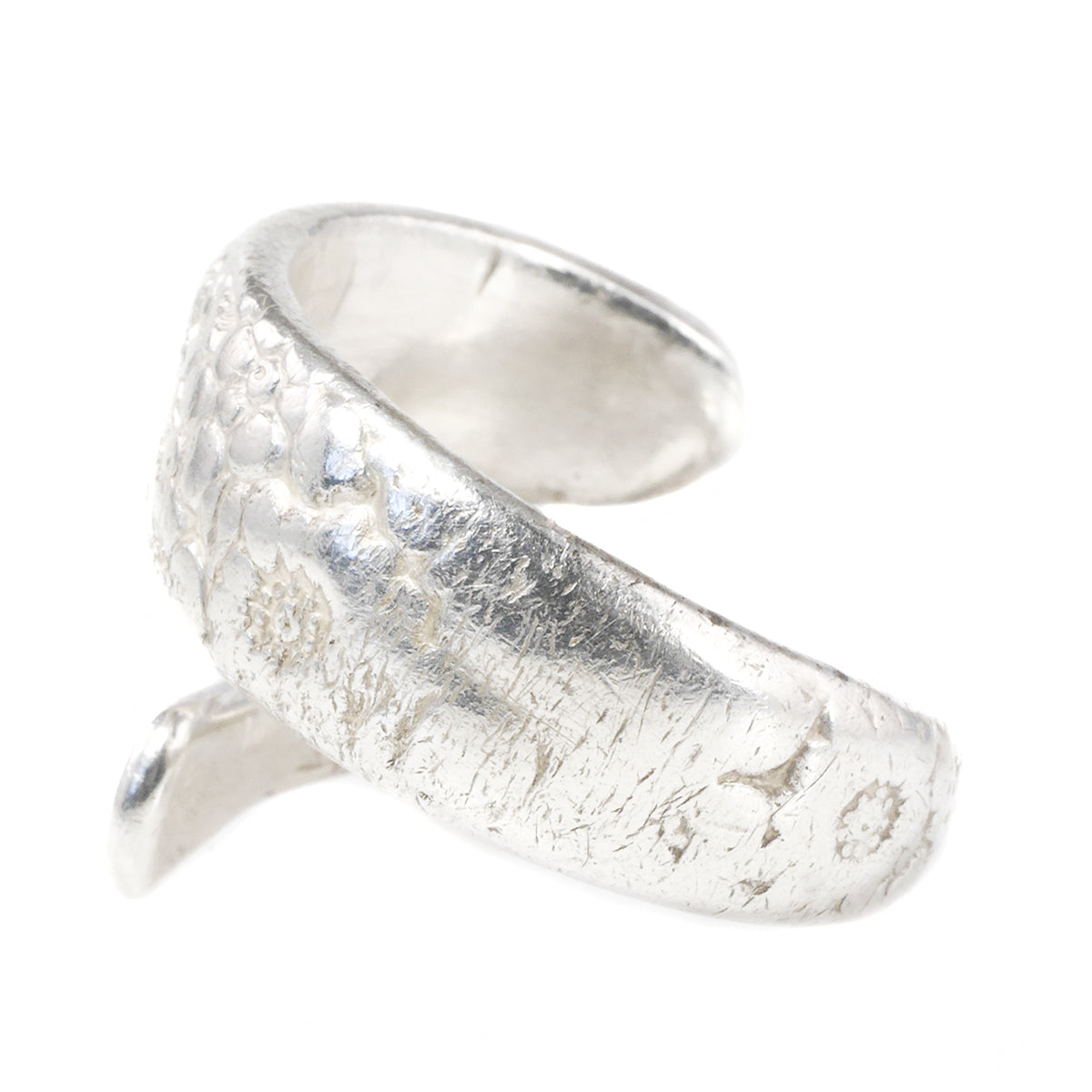 Silver Repousse Ring