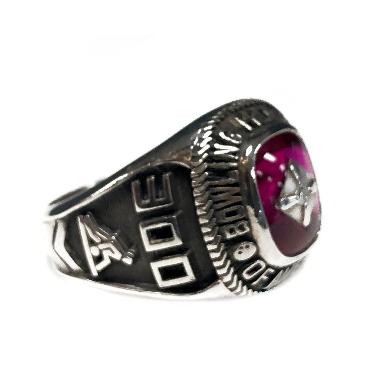 Silver Bowling Proprietors of America Ring