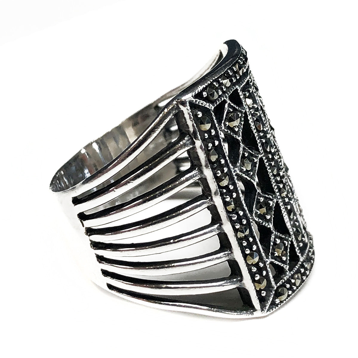 Silver & Marcasite Ring
