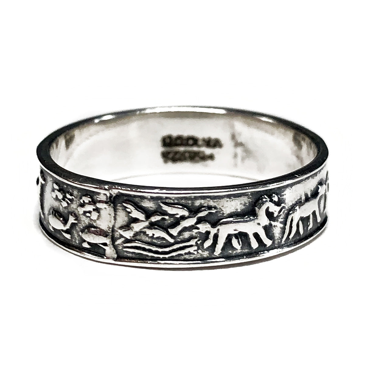 Silver Story Ring