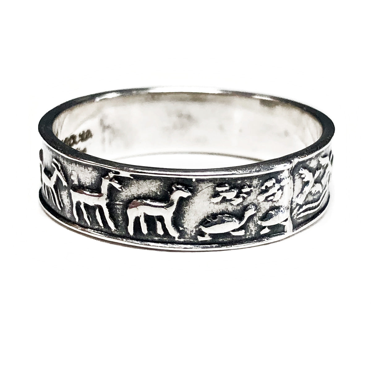 Silver Story Ring