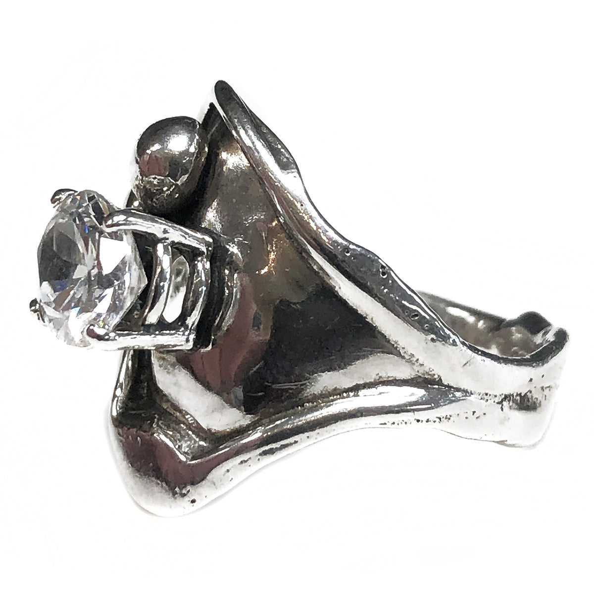 Silver & Cubic Zirconia Ring