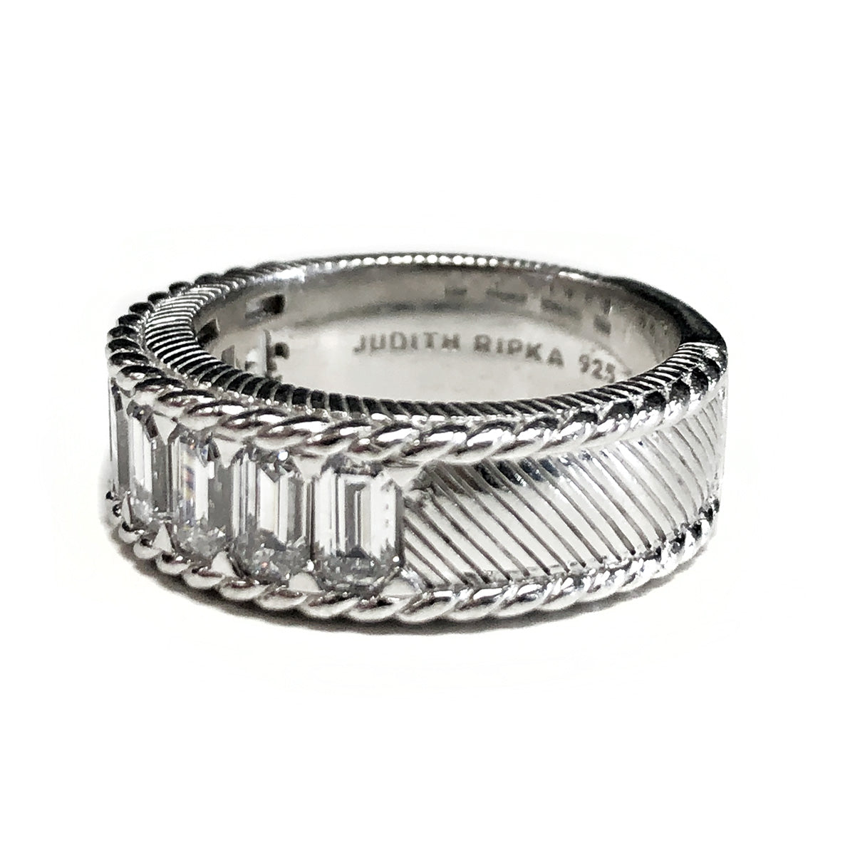 Judith Ripka Diamonique Silver Ring