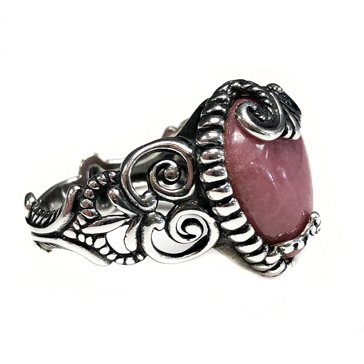 Carolyn Pollack Sincerely Fabulous Silver & Rhodonite Ring