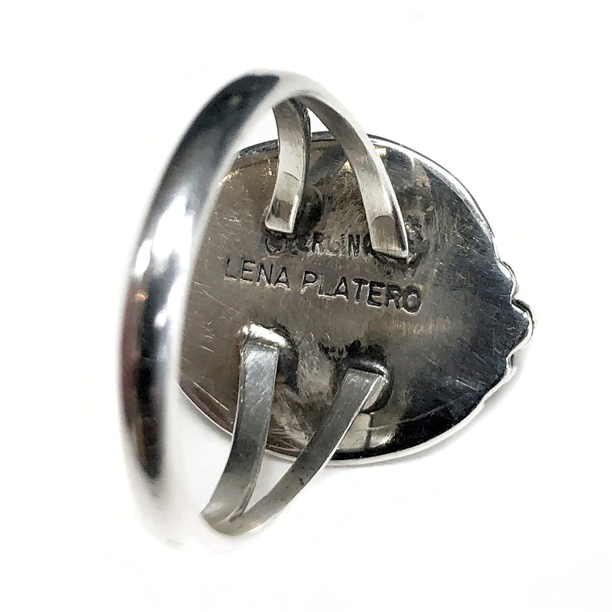 Navajo Lena Platero Silver &amp; Sodalite Ring