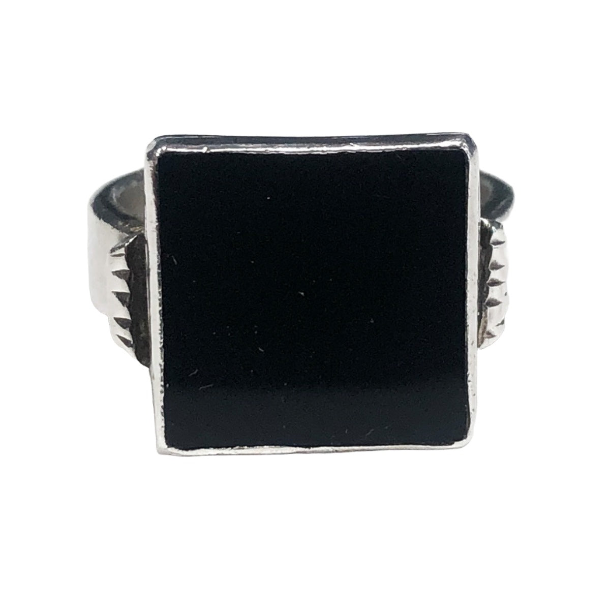 Silver & Black Onyx Ring