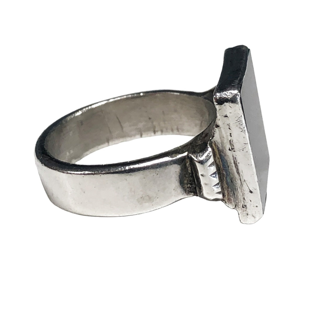 Silver & Black Onyx Ring