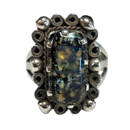 Silver Confetti Ring