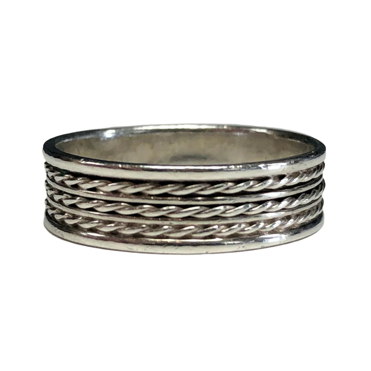 Silver Rope Ring