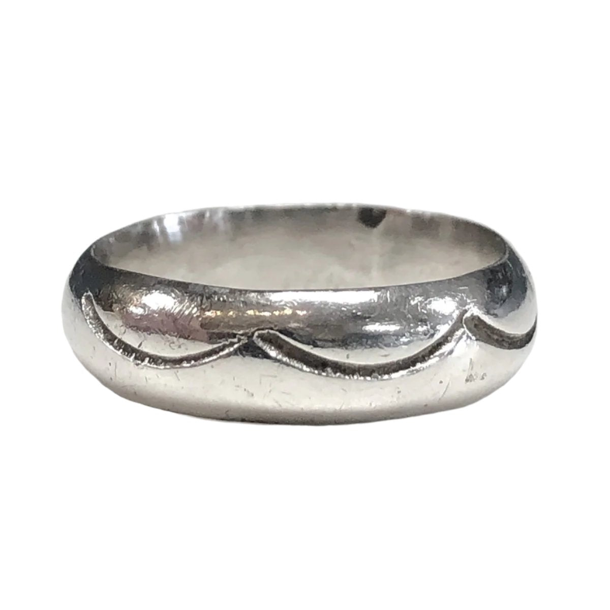 Engraved Silver Band