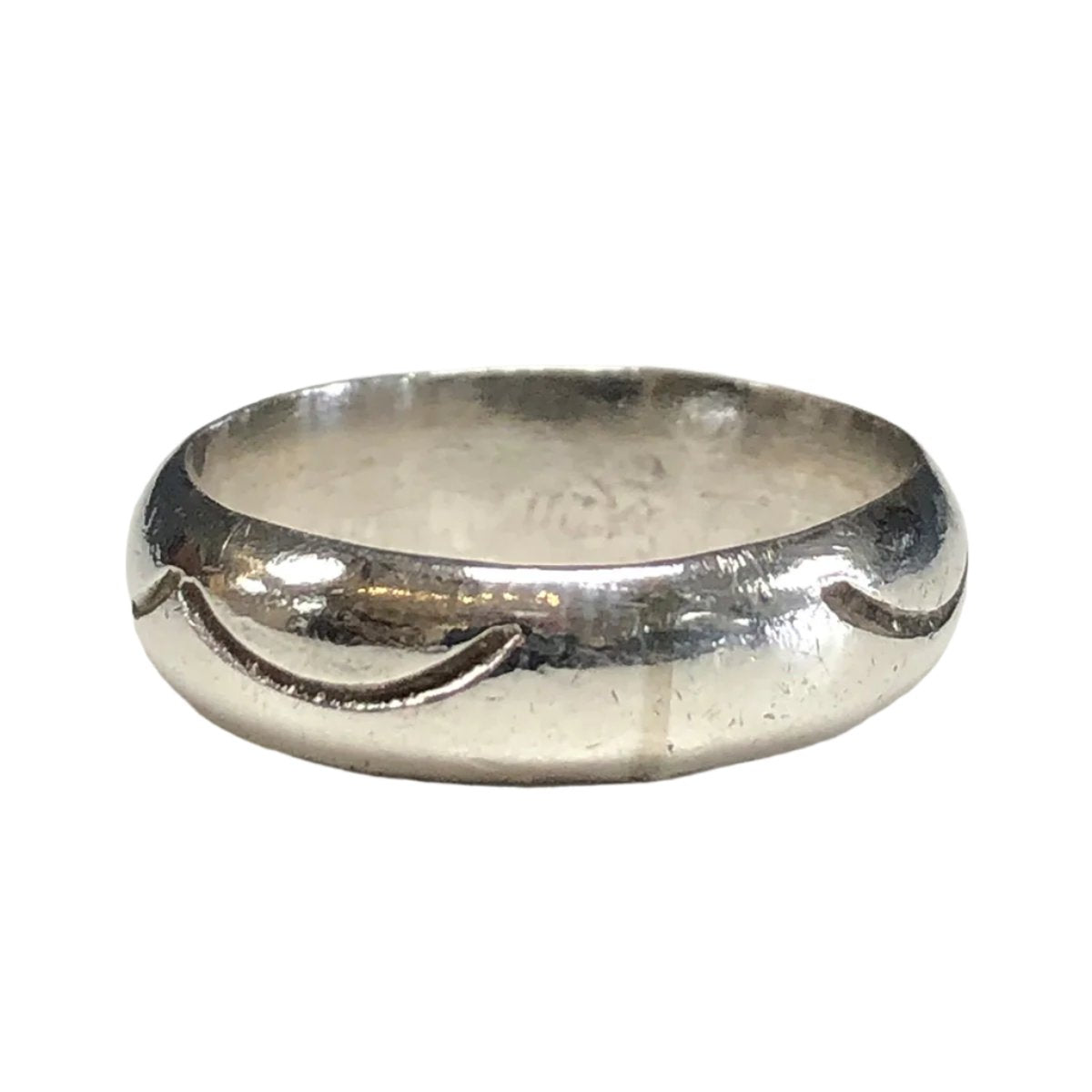 Engraved Silver Band