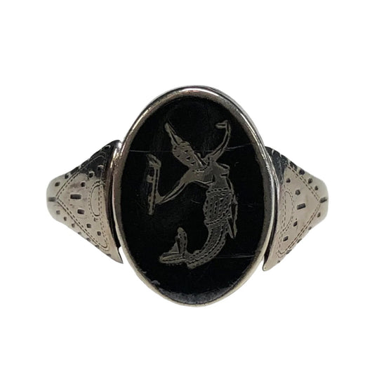 Siam Reversible Silver Ring