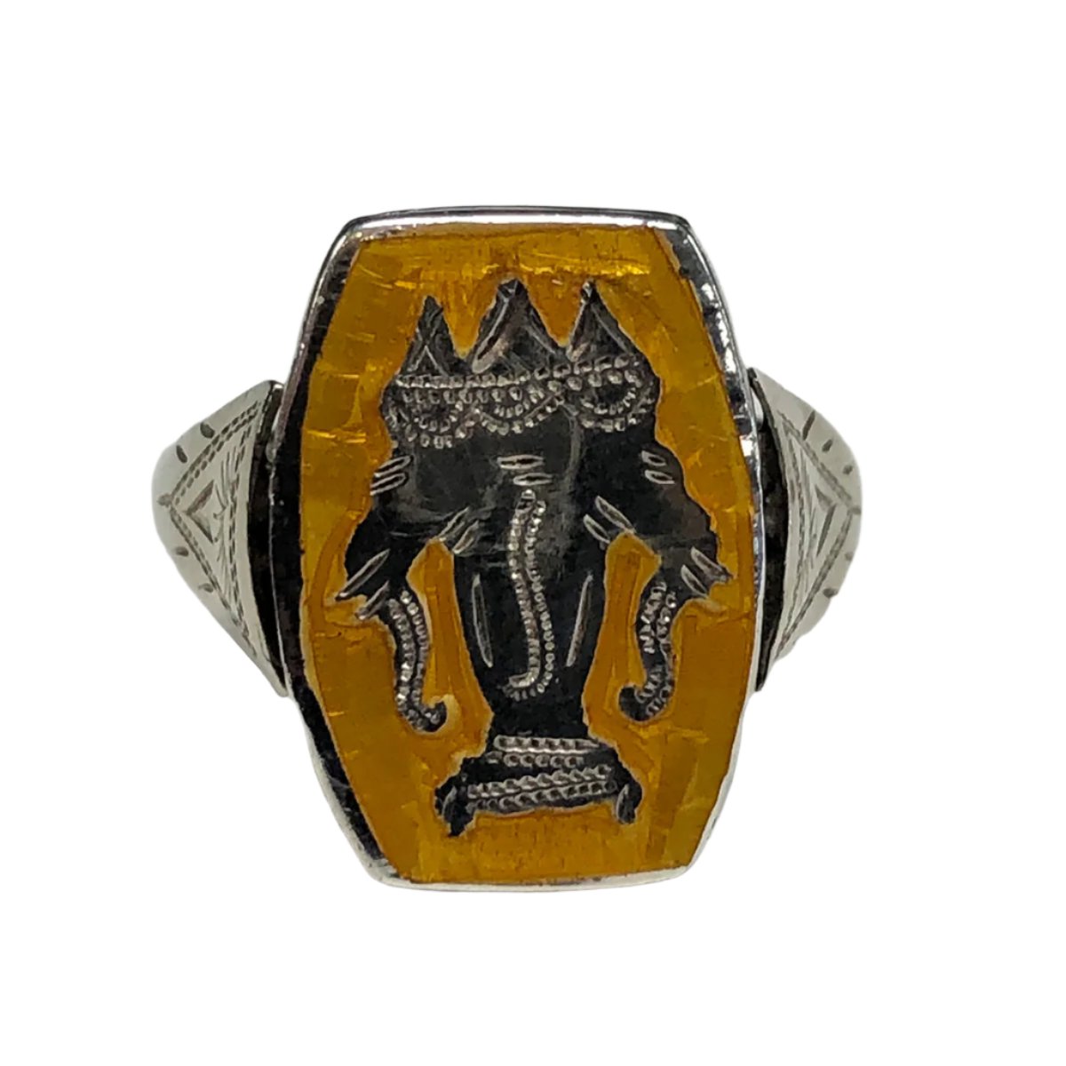 Siam Reversible Silver Ring