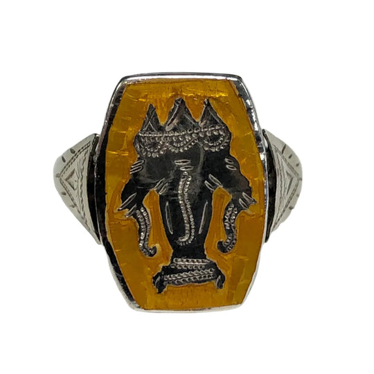 Siam Reversible Silver Ring