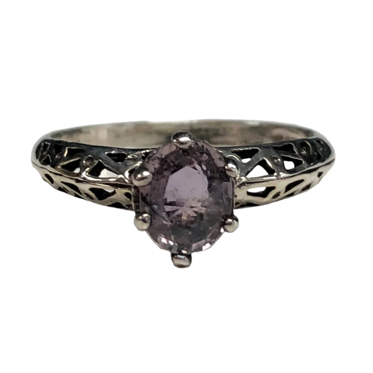 Silver & Topaz Ring
